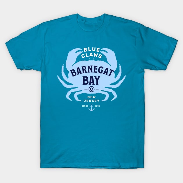 Barnegat Bay Blue Claws T-Shirt by Mugs and threads by Paul